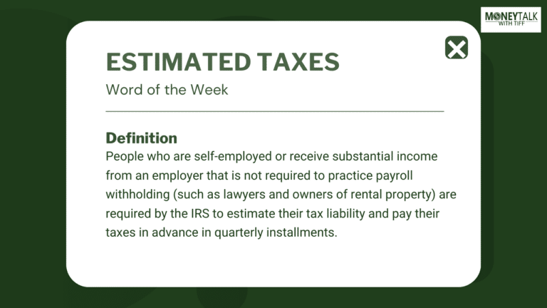 Estimated Taxes