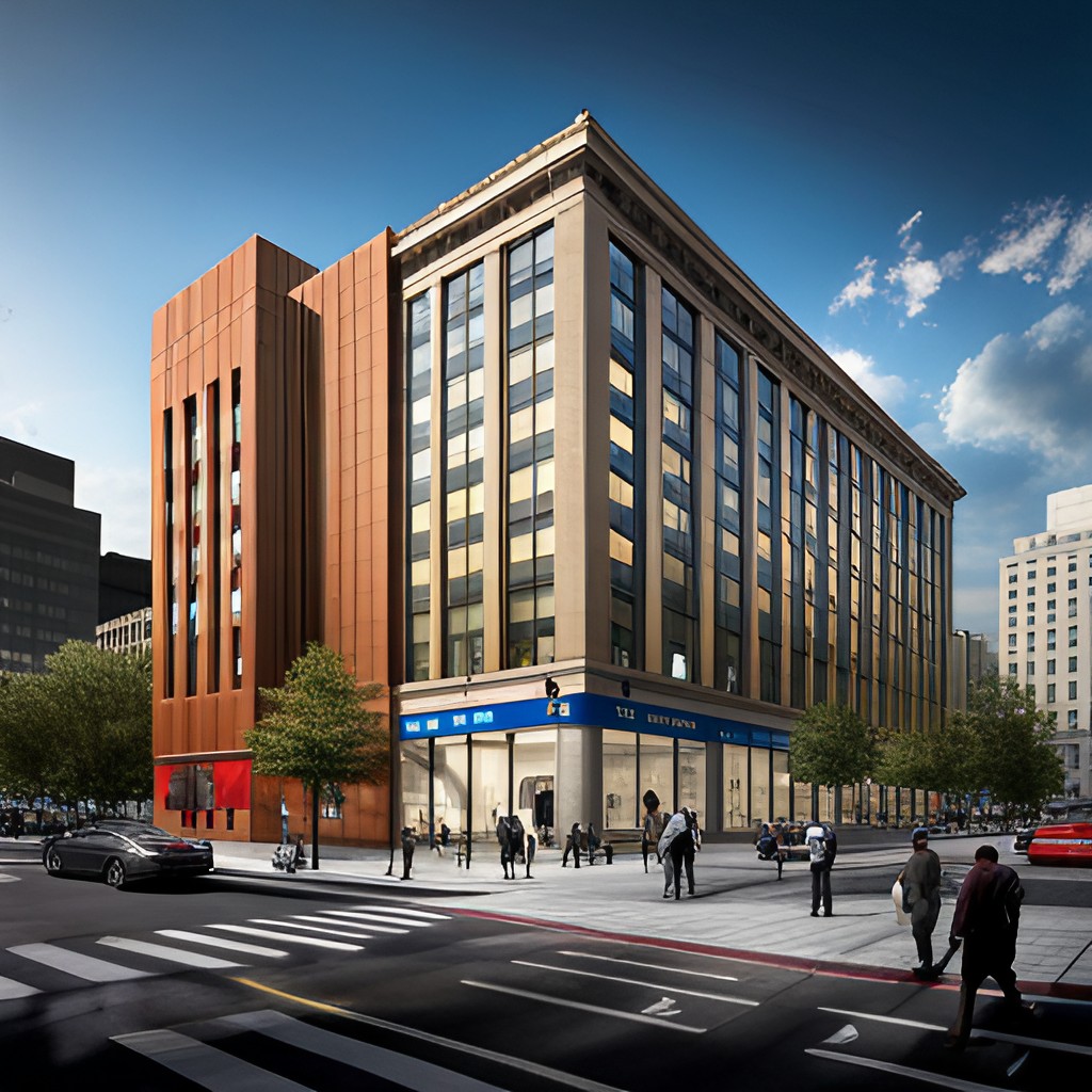a bank on the corner representing black-owned banks