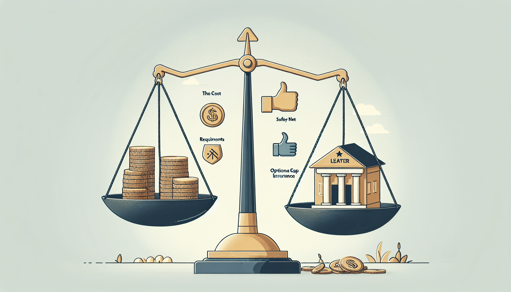 Illustration comparing the pros and cons of gap insurance