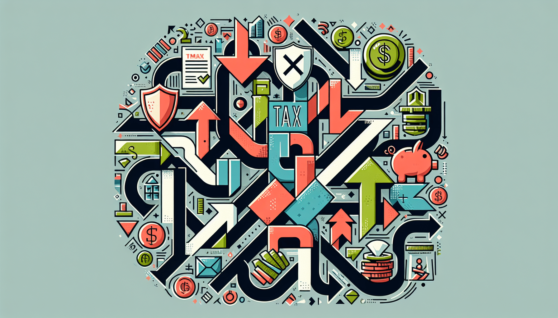 Graphic illustration of tax planning strategies
